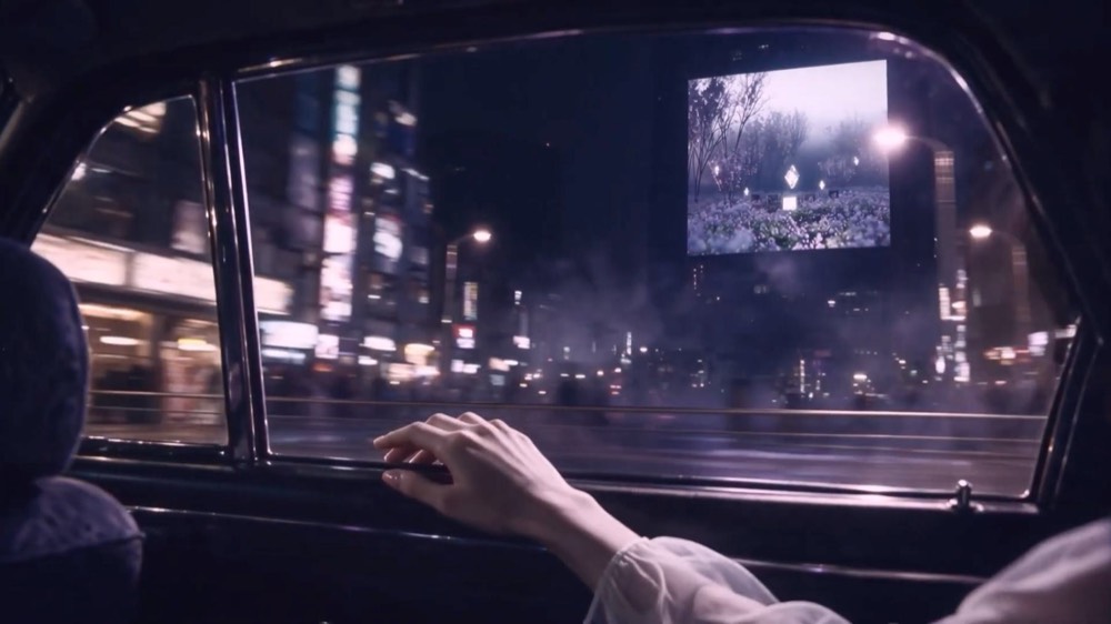 MVスチル 2 — 車窓に流れる街の灯り
